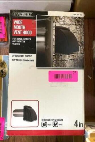 NAME: EVERBILT 4" VWIDE MOUTH VENT HOOD