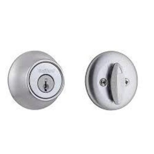 NAME: KWIKSET 660 Series Satin Chrome Single Cylinder Deadbolt