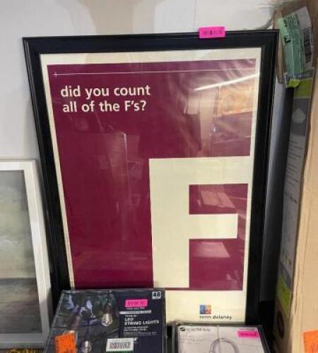 NAME: 26" X 39" PICTURE FRAME