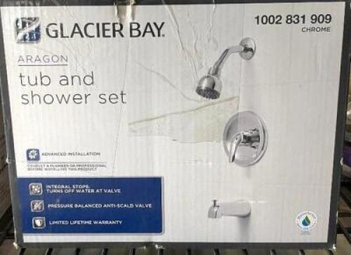 NAME: GLACIER BAY ARAGON TUB AND SHOWER KIT