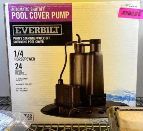 NAME: EVERBILT 1/4 HP Pool Cover Pump