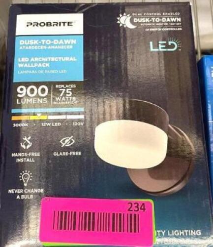 NAME: PROBRITE LED WALL LIGHT 75W
