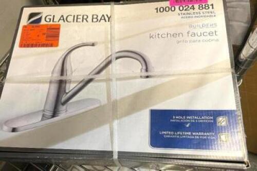 NAME: Builders Single-Handle Standard Kitchen Faucet in Stainless Steel