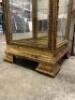 NAME: 14" X 15" X 64" DECORATIVE DISPLAY CASE WITH GLASS SHELVING INSIDE AND LIGHT - 9