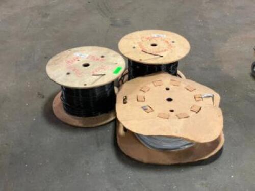 (3) - ASSORTED ROLLS OF PHONE WIRE