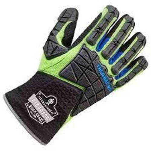 DESCRIPTION: (2) COLD PROTECTION GLOVES BRAND/MODEL: ERGODYNE/925F INFORMATION: LIME GREEN,BLACK & ORANGE/PADDED RETAIL$: 47.46 EACH SIZE: MEDIUM QTY: