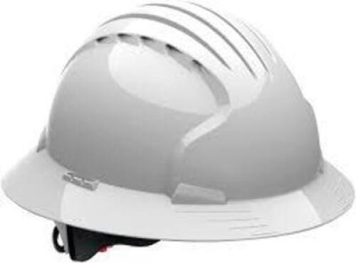 (10) DELUXE FULL BRIM VENTED HARD HAT