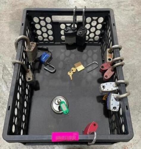 LARGE GROUP OF PAD LOCKS