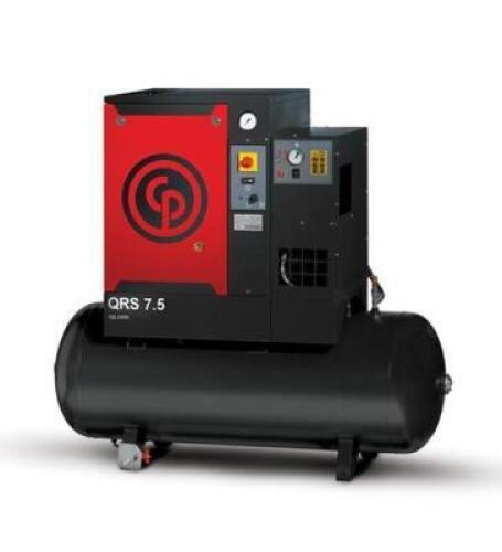 DESCRIPTION&nbsp;(1) TANK MOUNT SCREW AIR COMPRESSOR BRAND/MODEL&nbsp;CHICAGO PNEUMATIC/4152010177 ADDITIONAL INFORMATION&nbsp;ELECTRIC MOTOR, 60 GALLON TANK CAPACIT