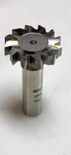 (1) STAGGERED TOOTH WOODRUFF KEYSEAT CUTTER