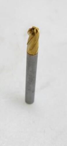 (2) SOLID CARBIDE BALL END MILL