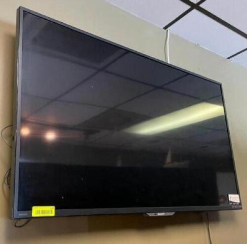 DESCRIPTION: 50" AQUOS 4K ULTRA HDTV BRAND/MODEL: SHARP LC-50UB30U INFORMATION: WITH WALL MOUNT QTY: 1