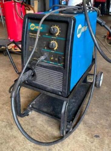 DESCRIPTION: MILLERMATIC 135 WIRE WELDER BRAND/MODEL: MILLER 907048 QTY: 1