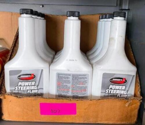 DESCRIPTION: (12) BOTTLES OF POWER STEERING FLUID BRAND/MODEL: JOHNSENS QTY: 12