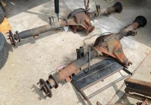 DESCRIPTION: (2) - TRUCK AXLES QTY: 1