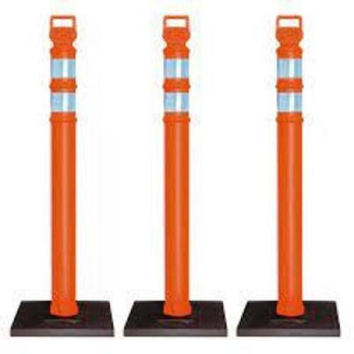 DESCRIPTION: (1) DELINEATOR POST BRAND/MODEL: CORTINA #03-747RBC-3 INFORMATION: ORANGE, HI-VIZ RETAIL$: $62.00 TOTAL SIZE: 45" QTY: 1