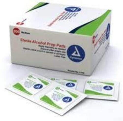 DESCRIPTION: (3) CASES OF (20) BOXES OF (100) STERILE ALCOHOL PADS BRAND/MODEL: DYNAREX RETAIL$: $56.78 EA QTY: 3