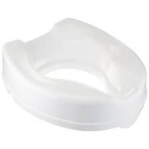 DESCRIPTION: (1) RAISED TOILET SEAT BRAND/MODEL: HOMECRAFT INFORMATION: SAVANAH, WHITE RETAIL$: $48.57 EA QTY: 1
