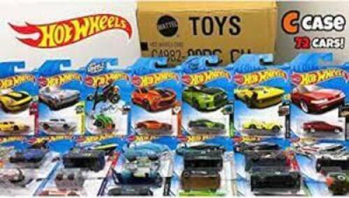 DESCRIPTION: (1) BOX OF HOTWHEEL CARS BRAND/MODEL: MATTEL #HJD04-999G INFORMATION: MULTIPLE PACKS, STILL IN PACKAGES RETAIL$: $14.95 EACH PACK QTY: 1