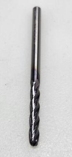 DESCRIPTION: (2) SOLID CARBIDE BALL END MILL BRAND/MODEL: GARR 44057 RETAIL$: $30.82 EA SIZE: 3/16" 1-1/8" LOC QTY: 2