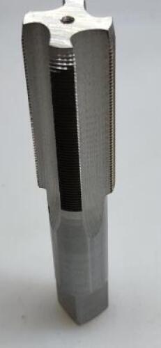 DESCRIPTION: (1) HSS METRIC FINE STRAGHT FLUTE HAND TAP BRAND/MODEL: VC 04994257 RETAIL$: 95.36 SIZE: M22X1.00 QTY: 1
