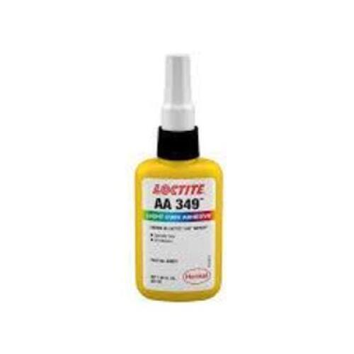 DESCRIPTION: (5) LIGHT CURE ADHESIVE BRAND/MODEL: LOCTITE AA 349 INFORMATION: CLEAR RETAIL$: $33.36 EA SIZE: 1.69 FL OZ QTY: 5