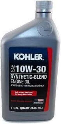 DESCRIPTION: (4) SYNTHETIC-BLEND ENGINE OIL BRAND/MODEL: KOHLER INFORMATION: 10W-30 RETAIL$: $11.19 EA SIZE: 1 QT QTY: 4