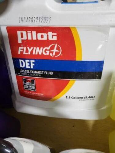 DESCRIPTION: (1) JUG OF DIESEL EXHAUST FLUID BRAND/MODEL: PILOT FLYING J RETAIL$: $20.00 EA SIZE: 2.5 GAL QTY: 1