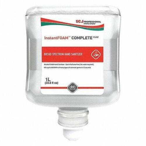 DESCRIPTION: (8) HAND SANITIZER REFILL BRAND/MODEL: SCH INSTANTFOAM COMPLETE #54TT89 RETAIL$: $30.50 EA SIZE: 1L QTY: 8