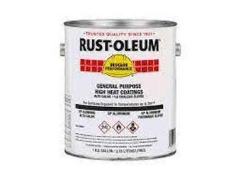 DESCRIPTION: (2) HEAVY DUTY COATING BRAND/MODEL: RUST-OLEUM HIGH HEAT INFORMATION: ALUMINUM RETAIL$: $157.28 EA SIZE: 1 GALLON QTY: 2
