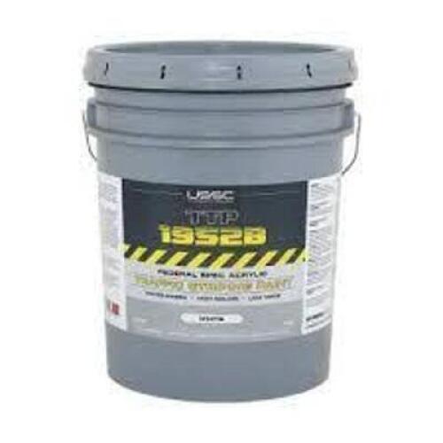 DESCRIPTION: (1) DRY WATER BASED TRAFFIC PAINT BRAND/MODEL: USSC #TTP 1952B INFORMATION: YELLOW RETAIL$: $200.00 EA SIZE: 5 GALLON QTY: 1