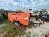 DESCRIPTION: SULLIVAN PALATEK D210Q TOW BEHIND AIR COMPRESSOR (FAIR CONDITION) BRAND/MODEL: SULLIVAN PALATEK D210Q INFORMATION: HOURS: 2044. SERIAL: 2 - 2
