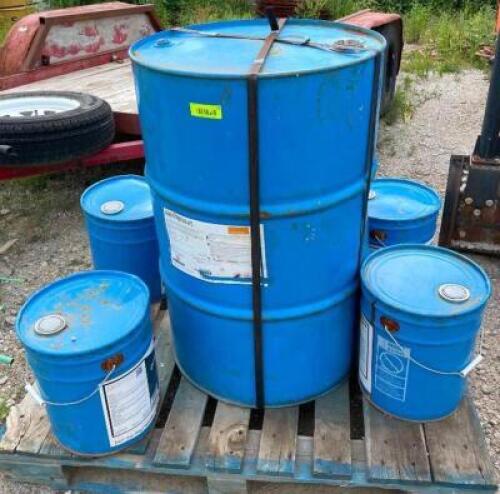DESCRIPTION: PALLET OF SOLVENT-BASED CURE & SEAL AS SHOWN LOCATION: BACK LOT QTY: 1