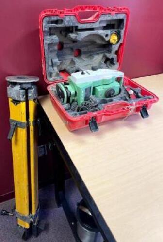 DESCRIPTION: FLEXLINE R500 PLUS 2 LASER WITH STAND BRAND/MODEL: LEICA TS06 PLUS QTY: 1