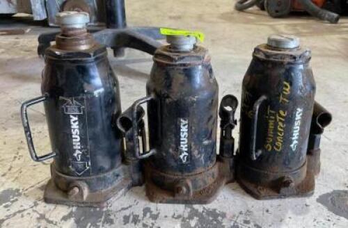 DESCRIPTION: (3) BOTTLE JACKS BRAND/MODEL: HUSKY QTY: 3