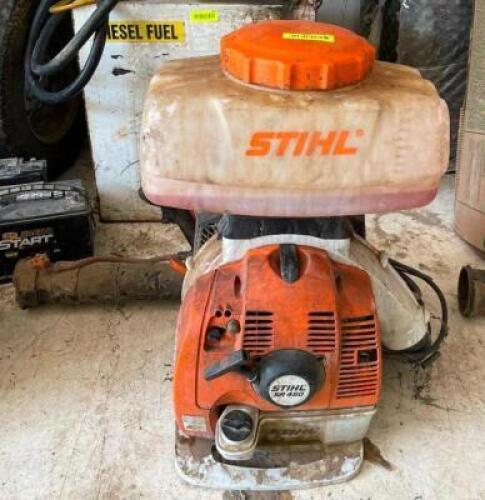 DESCRIPTION: GAS POWERED BACKPACK SPRAYER BRAND/MODEL: STIHL SR 450 QTY: 1