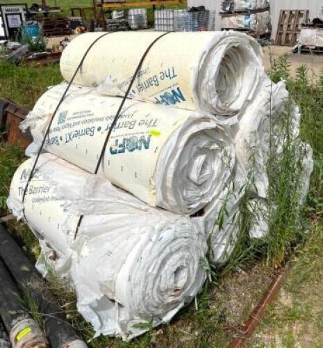 DESCRIPTION: (6) 4' X 64' BARRIER X5 EPS FOAM INSULATION W/ VAPOR RETARDER BRAND/MODEL: NOFP LOCATION: BACK LOT QTY: 6
