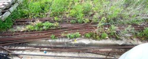 DESCRIPTION: ASSORTED 20' STEEL REBAR LOCATION: BACK LOT QTY: 1