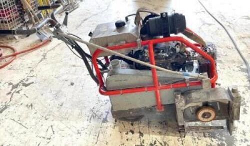 DESCRIPTION: HUSQVARNA SOFF-CUT 4000 WALK BEHIND CONCRETE SAW INFORMATION: HOURS: 294 LOCATION: WAREHOUSE QTY: 1