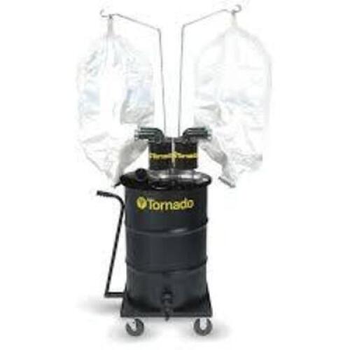 DESCRIPTION (1) COMPRESSED AIR JUMBO WET-DRY VACUUM BRAND/MODEL TORNADO ADDITIONAL INFORMATION RETAILS FOR $3500.00 SIZE 55 GALLON DRUM ITEM ACROSS TH