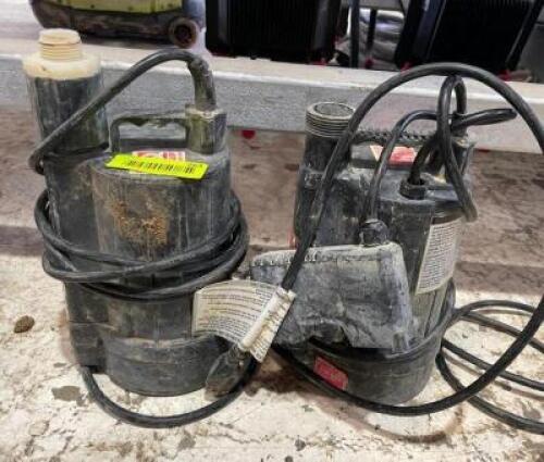 DESCRIPTION: (2) SUBMERSIBLE PUMPS BRAND/MODEL: MULTIQUIP QTY: 2