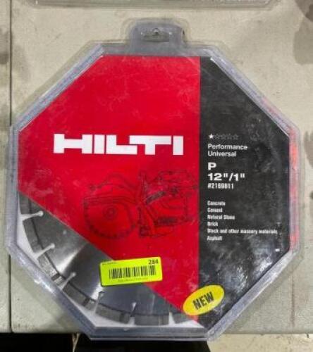 DESCRIPTION: (3) 12" SAW BLADES BRAND/MODEL: HILTI QTY: 3