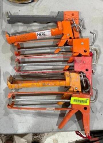 DESCRIPTION: (6) ASSORTED CAULK GUNS QTY: 6