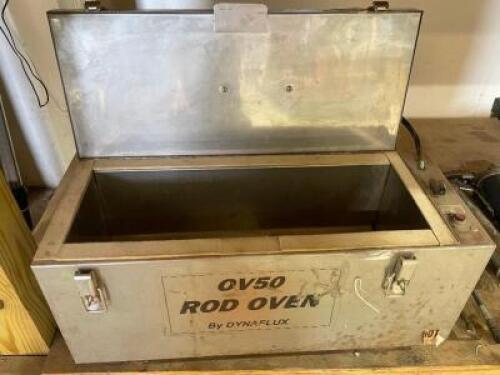 DESCRIPTION: DYNAFLUX OV50 ROD OVEN BRAND / MODEL: OV-50 ADDITIONAL INFORMATION: 230 VOLT / 1 PHASE. RETAILS FOR $620 LOCATION SHOP QTY: 1