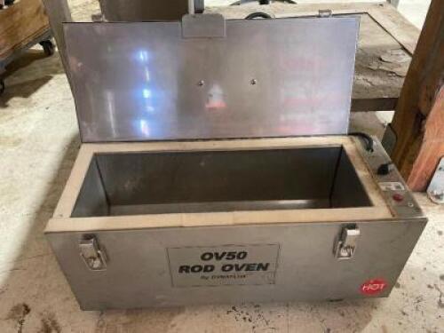DESCRIPTION: DYNAFLUX OV50 ROD OVEN BRAND / MODEL: OV-50 ADDITIONAL INFORMATION: 230 VOLT / 1 PHASE. RETAILS FOR $620 LOCATION SHOP QTY: 1