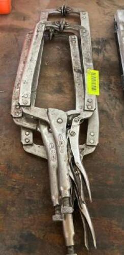 DESCRIPTION: (3) 9" C CLAMP LOCKING PLIERS THIS LOT IS: SOLD BY THE PIECE. LOCATION SHOP QTY: 3