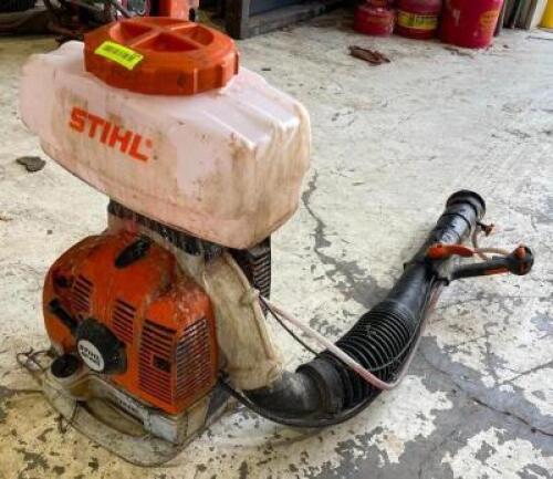 DESCRIPTION: STIHL SR450 BACKPACK POWERFUL MISTBLOWER BRAND/MODEL: STIHL SR450 LOCATION: WAREHOUSE QTY: 1