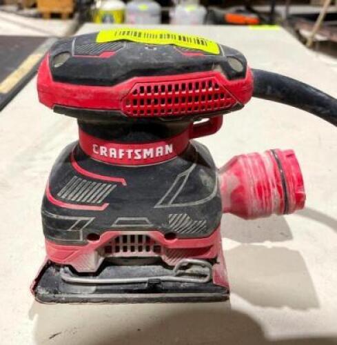 DESCRIPTION: 4.5" ELECTRIC SHEET SANDER BRAND/MODEL: CRAFTSMAN CMEW230 QTY: 1
