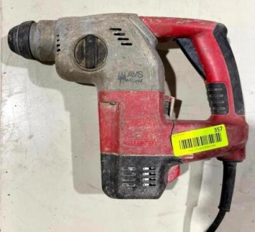 DESCRIPTION: 1" ELECTRIC ROTARY HAMMER DRILL BRAND/MODEL: MILWAUKEE 5363-21 QTY: 1
