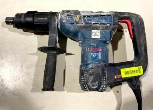 DESCRIPTION: 1-9/16" ELECTRIC MASONRY ROTARY HAMMER DRILL BRAND/MODEL: BOSCH RH540S QTY: 1